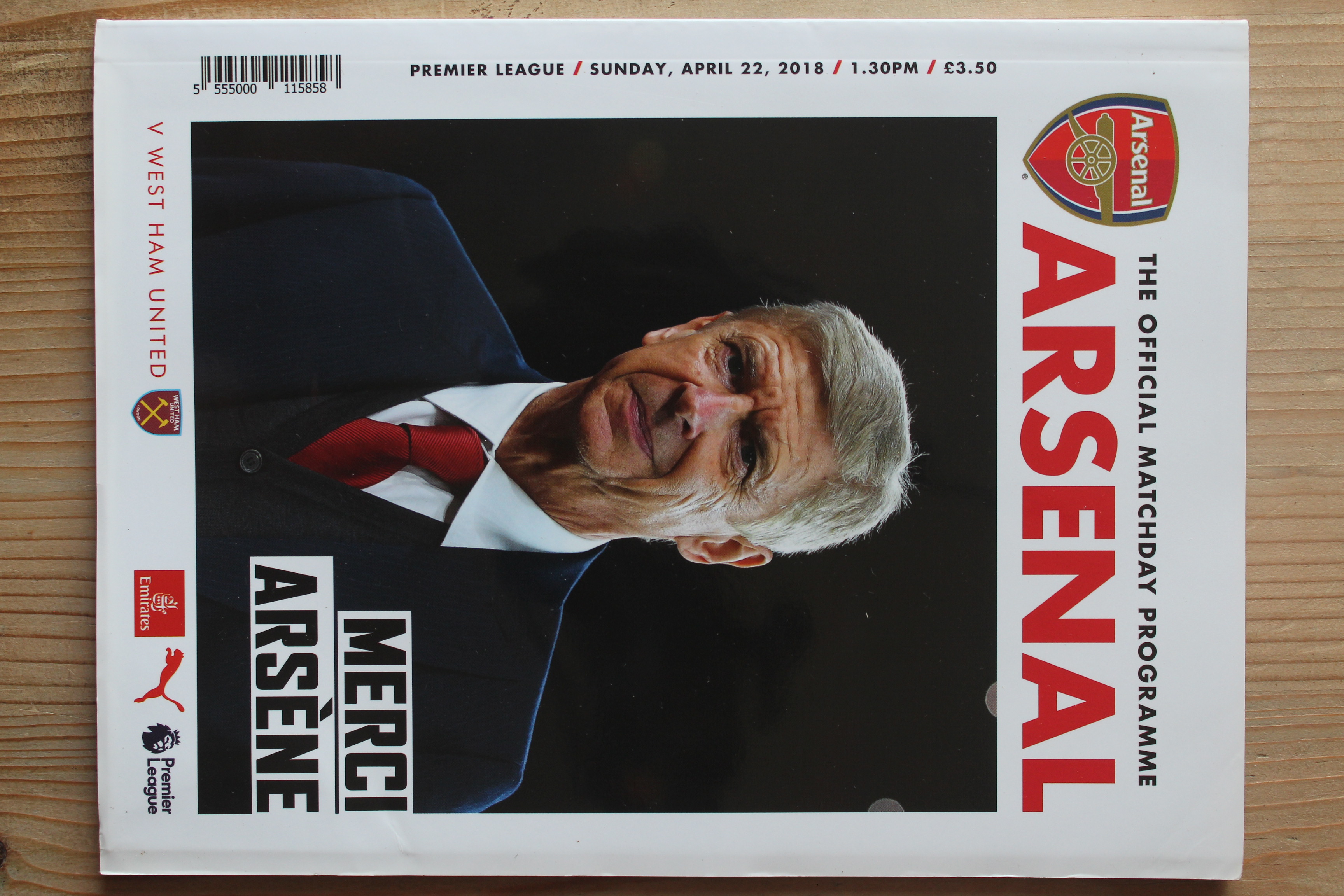 Arsenal FC v West Ham United FC
