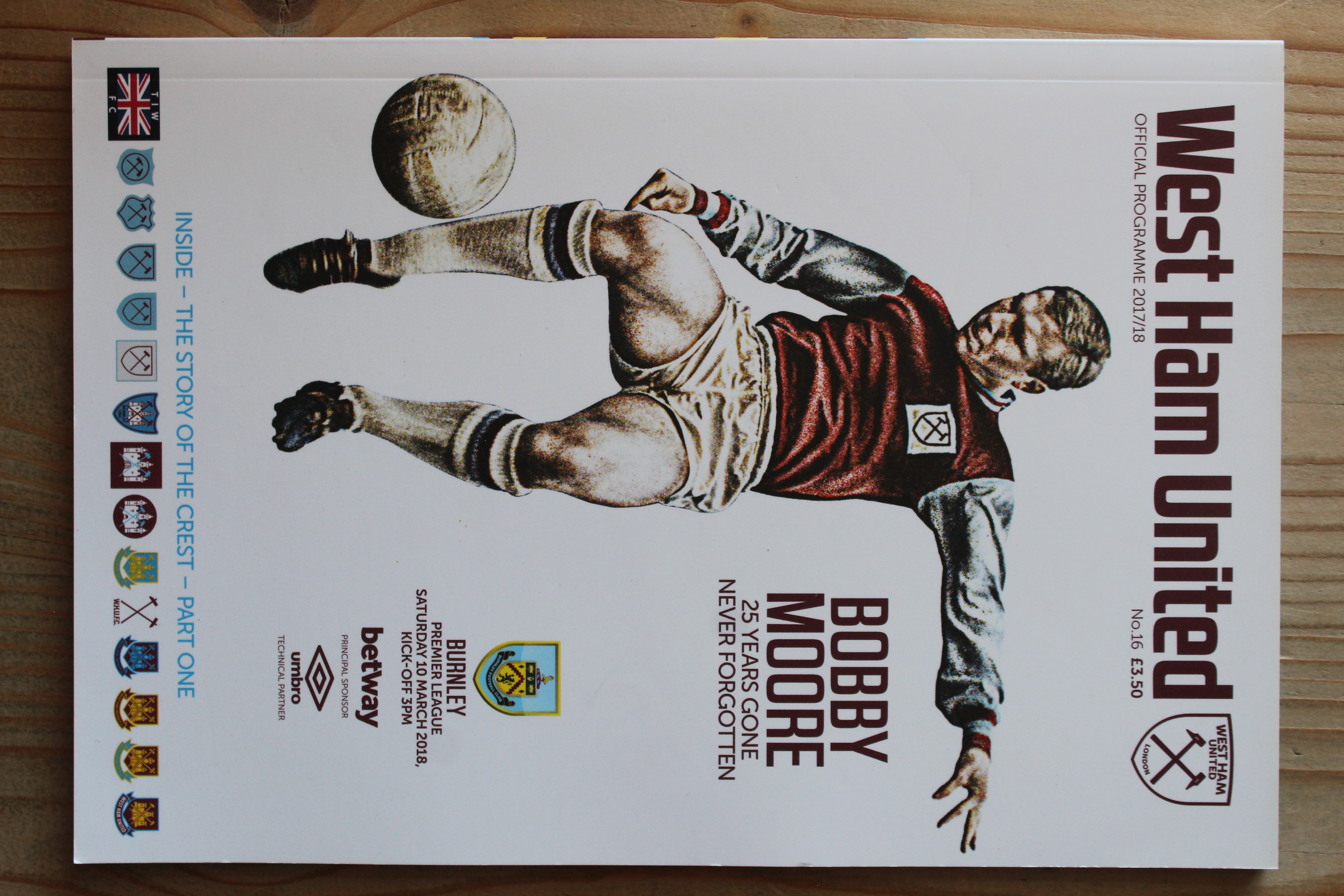 West Ham United FC v Burnley FC