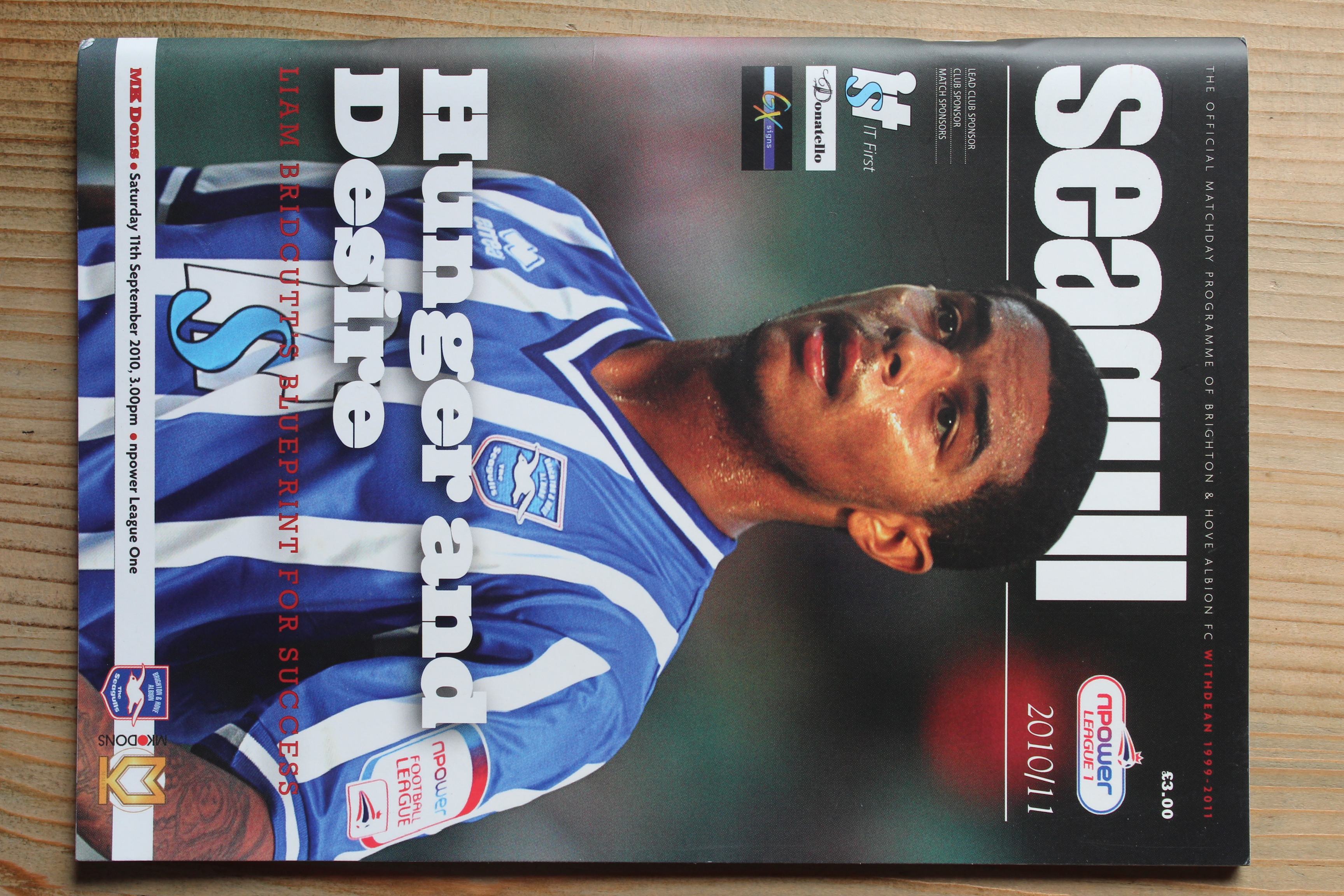 Brighton & Hove Albion FC v MK Dons (Milton Keynes Dons)