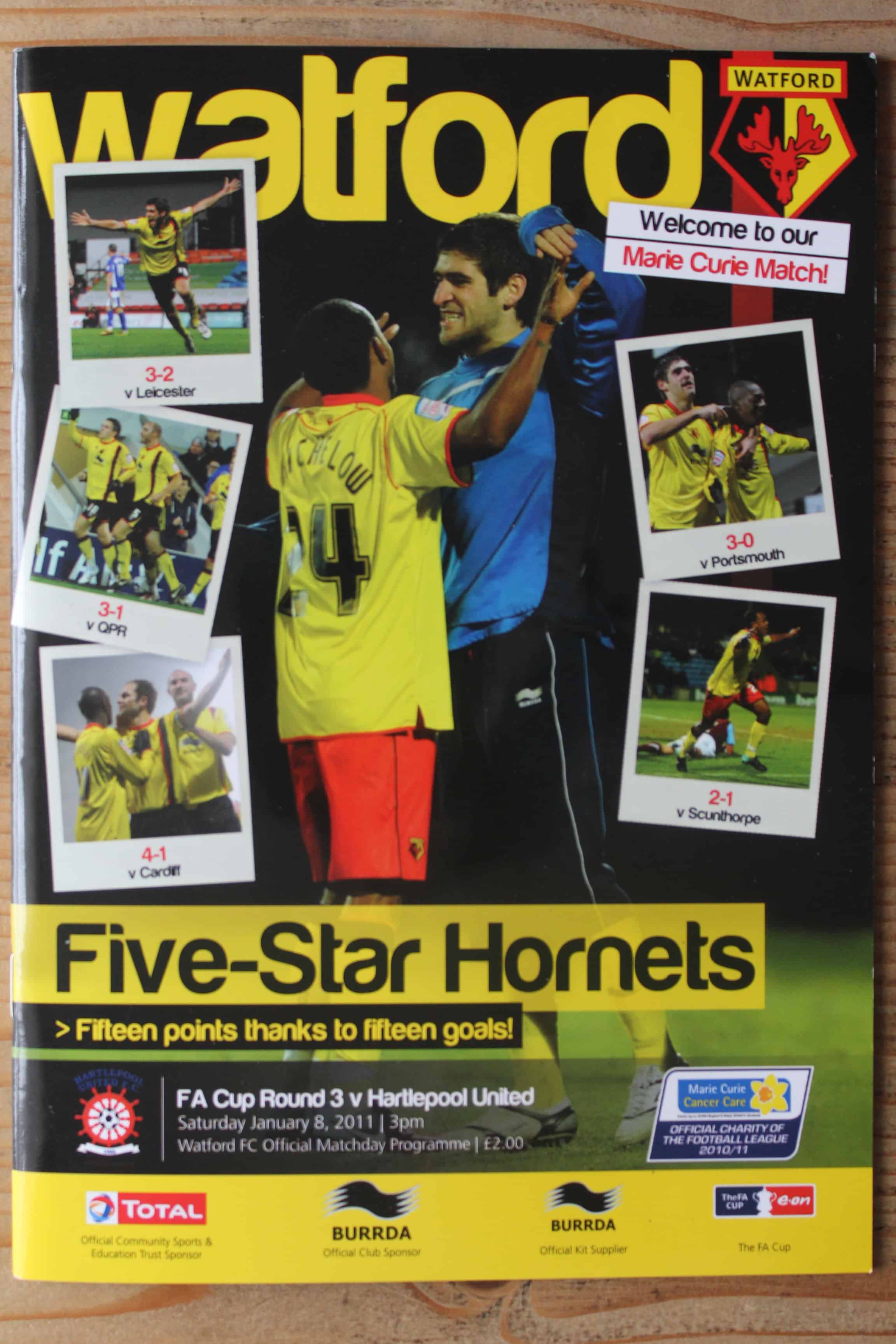 Watford FC v Hartlepool United