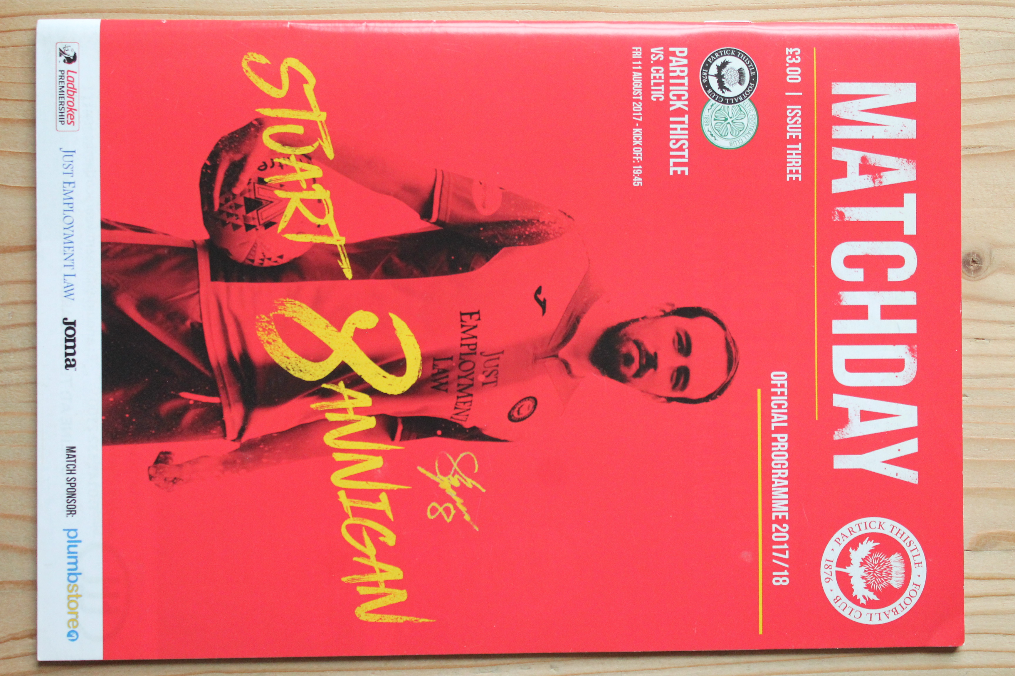 Partick Thistle FC v Celtic (Glasgow) FC