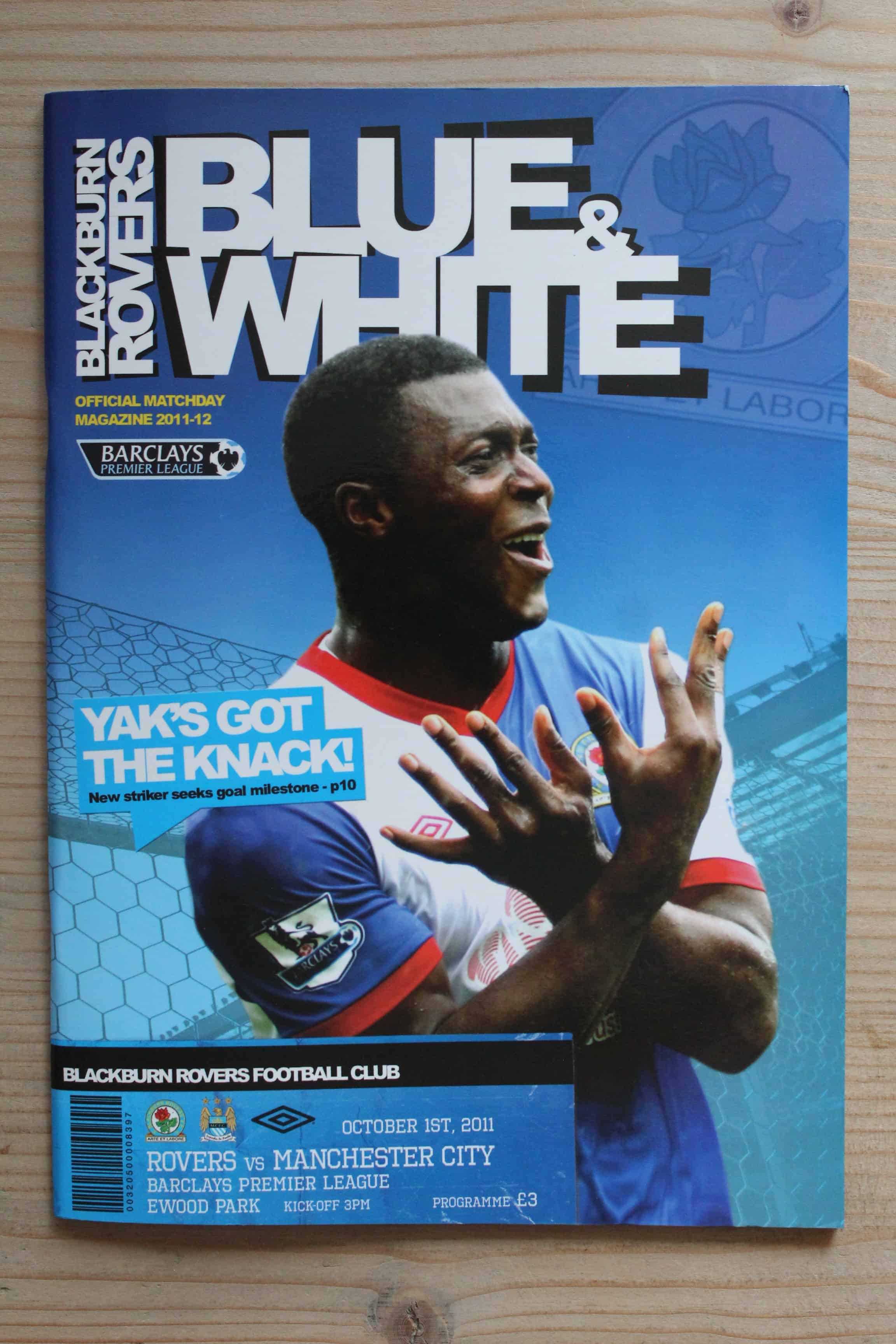 Blackburn Rovers FC v Manchester City FC