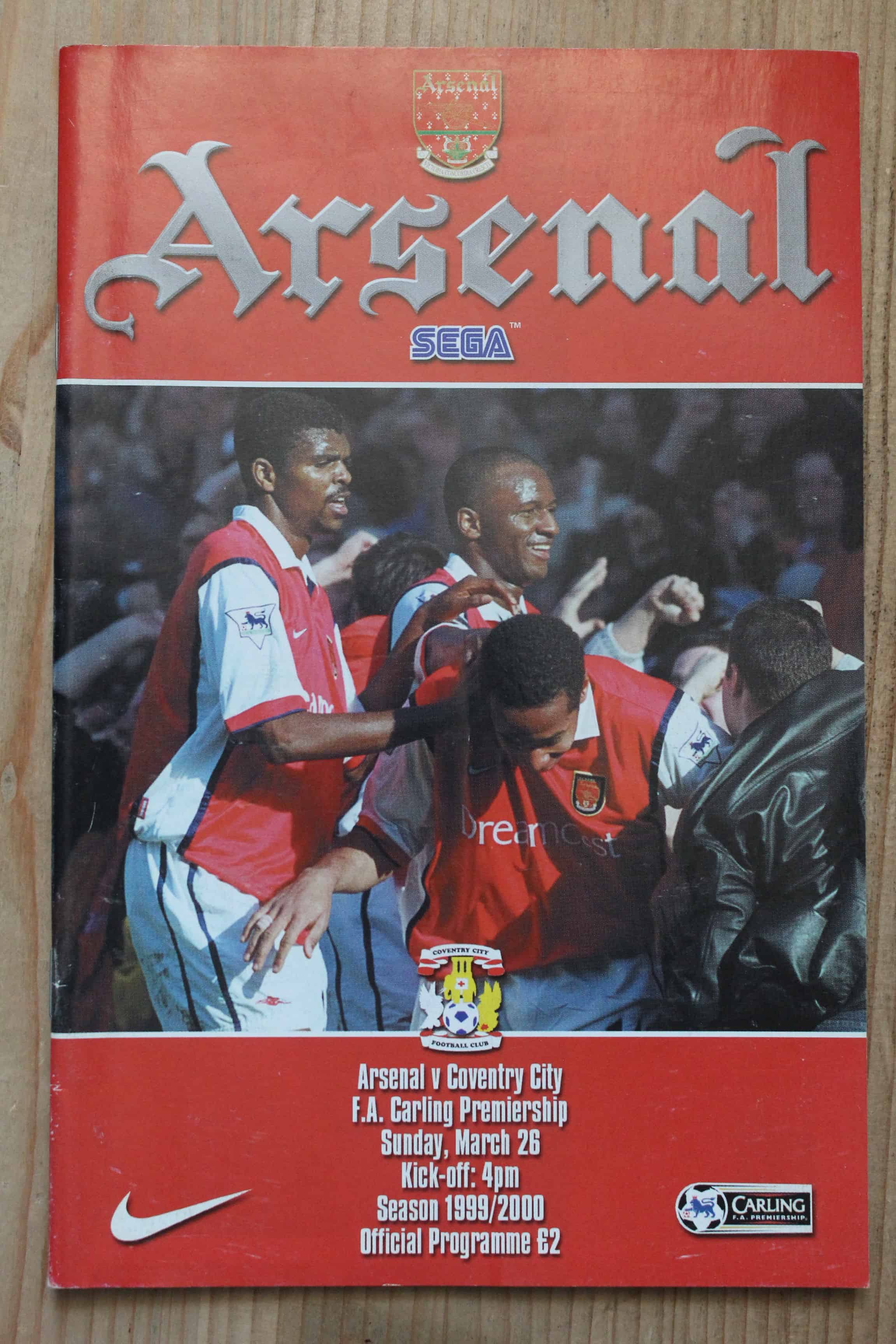 Arsenal FC v Coventry City FC