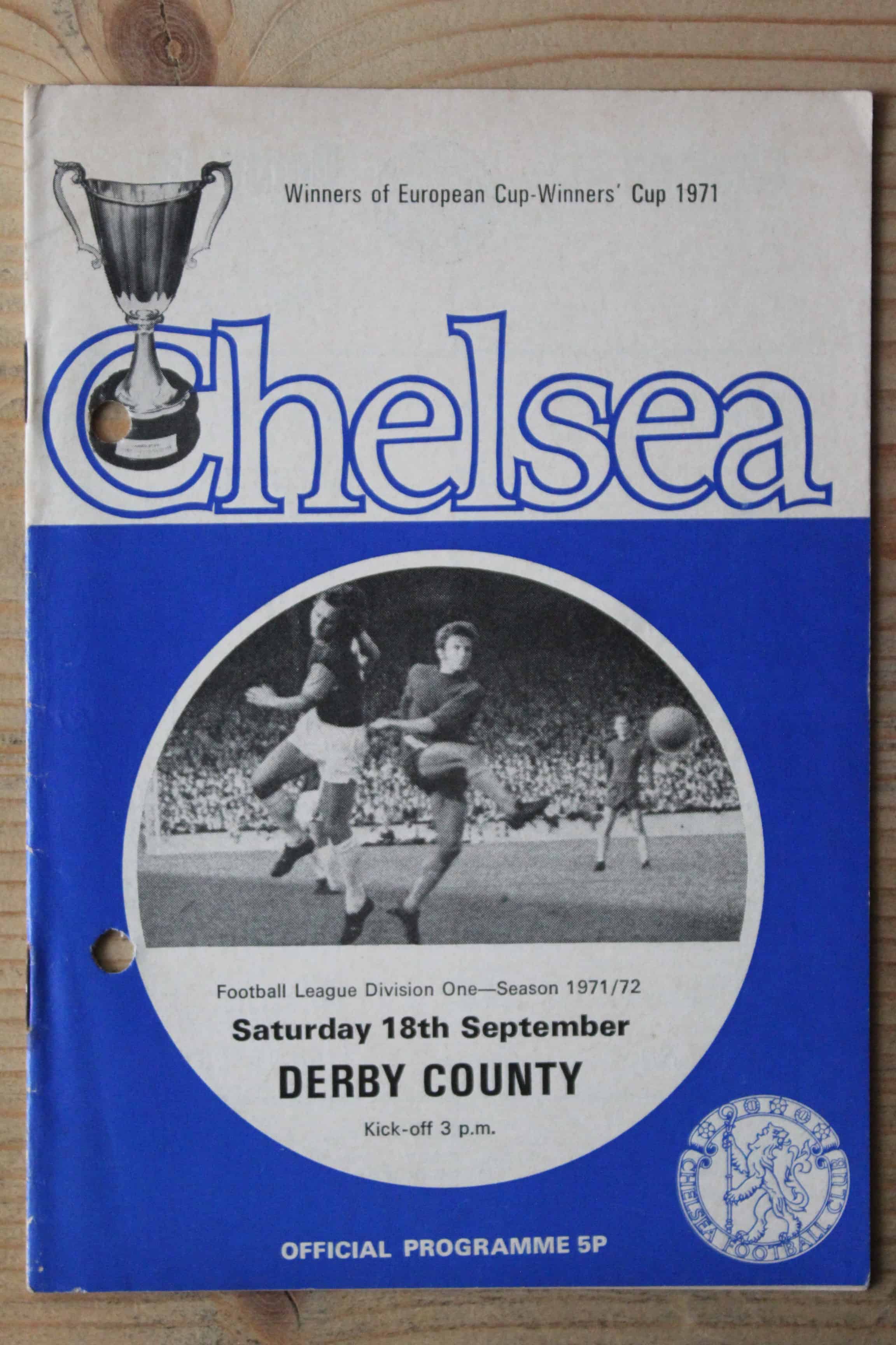 Chelsea FC v Derby County FC