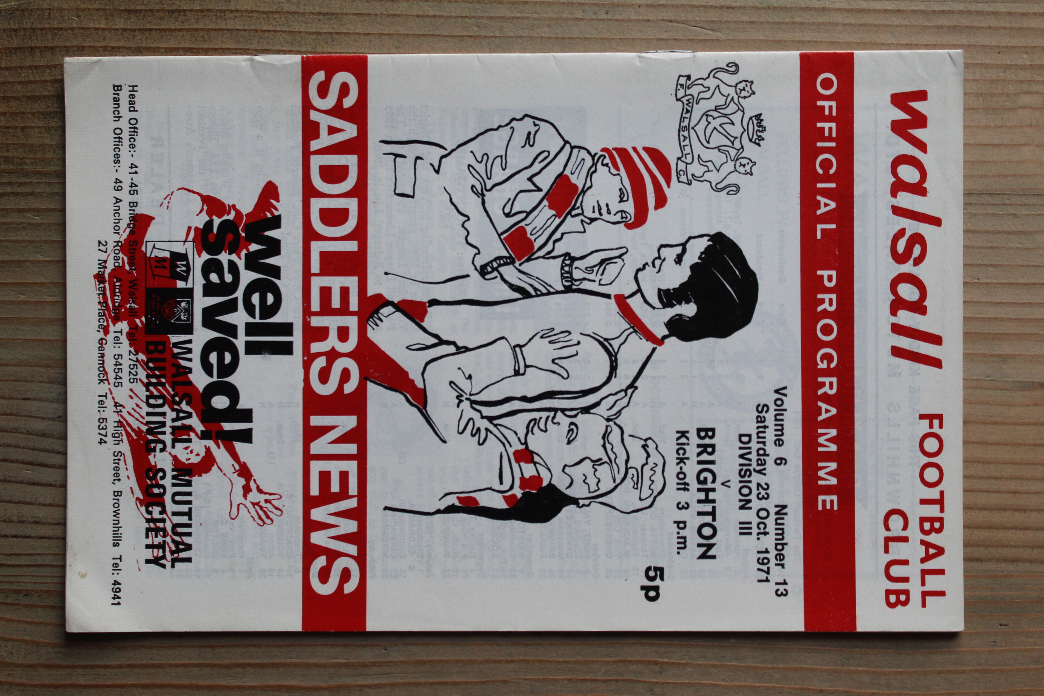 Walsall FC v Brighton & Hove Albion FC