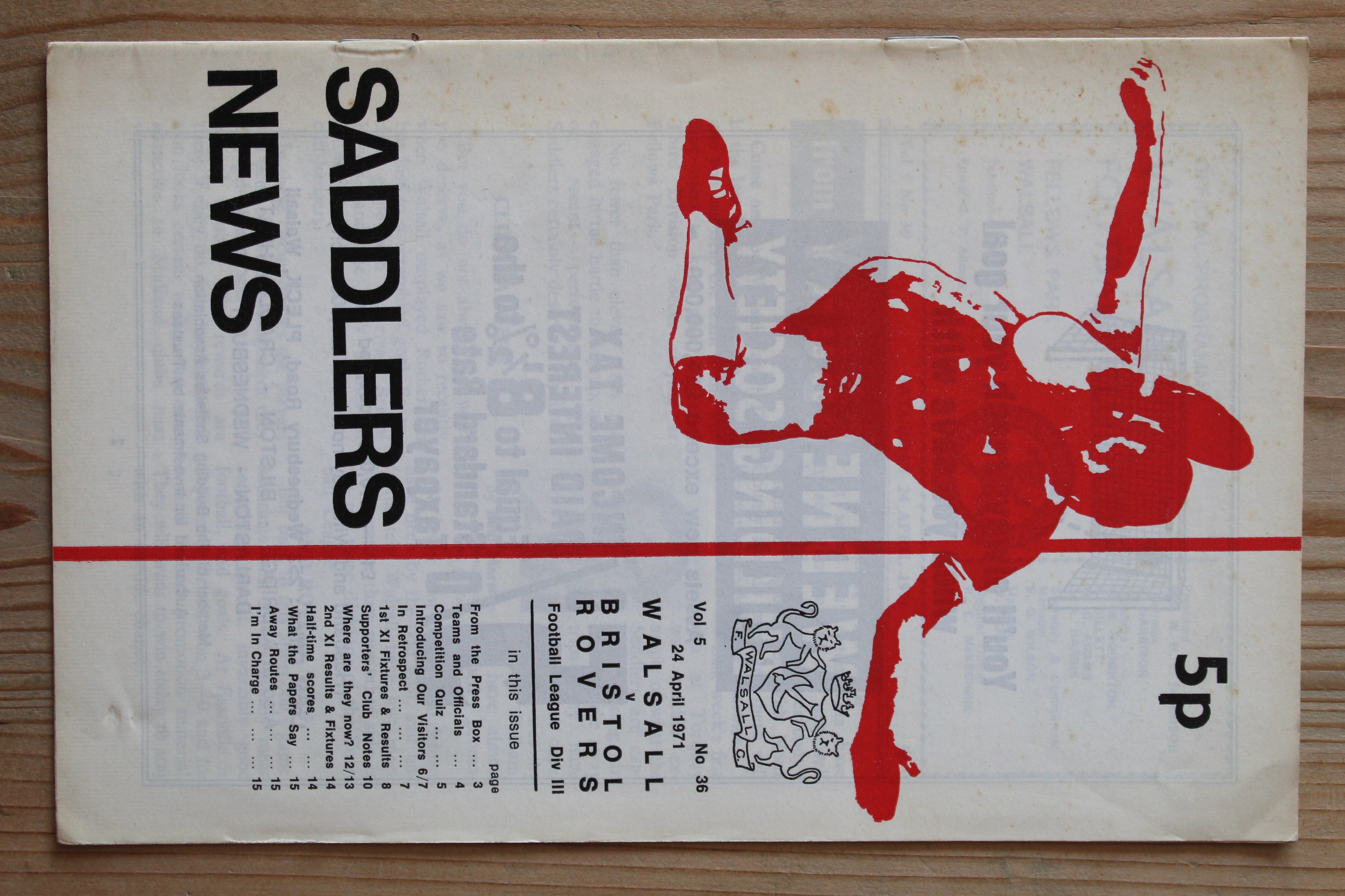 Walsall FC v Bristol Rovers FC