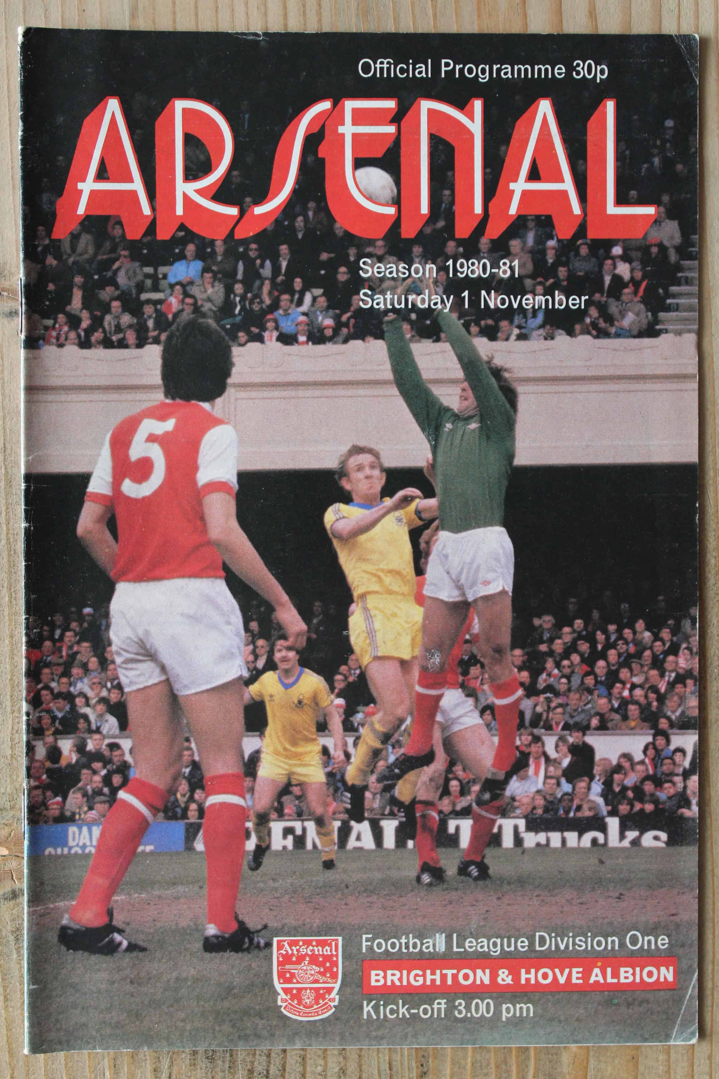 Arsenal FC v Brighton & Hove Albion FC