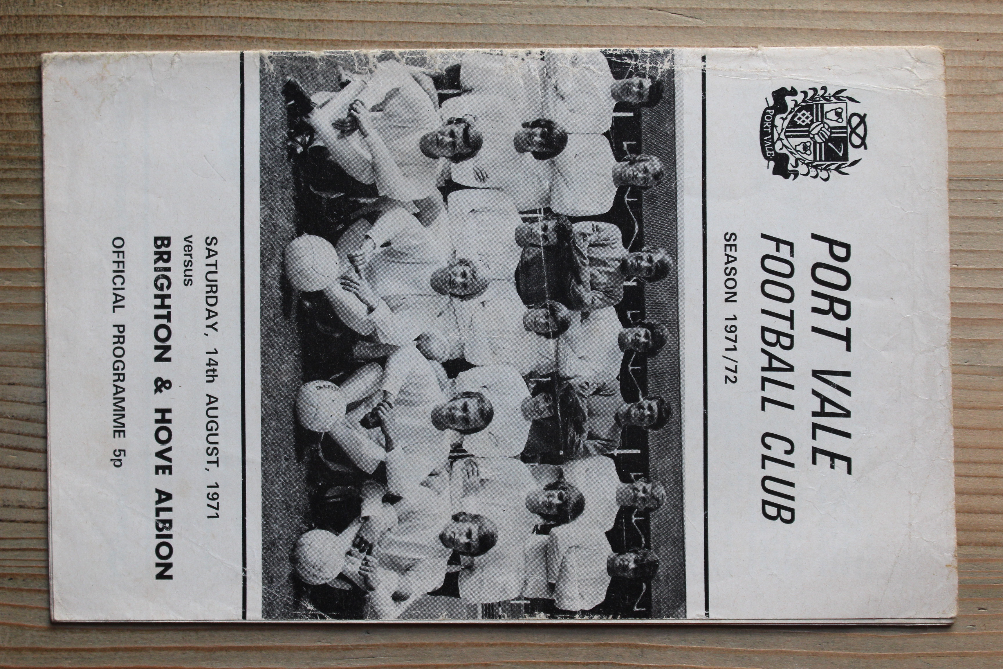 Port Vale FC v Brighton & Hove Albion FC