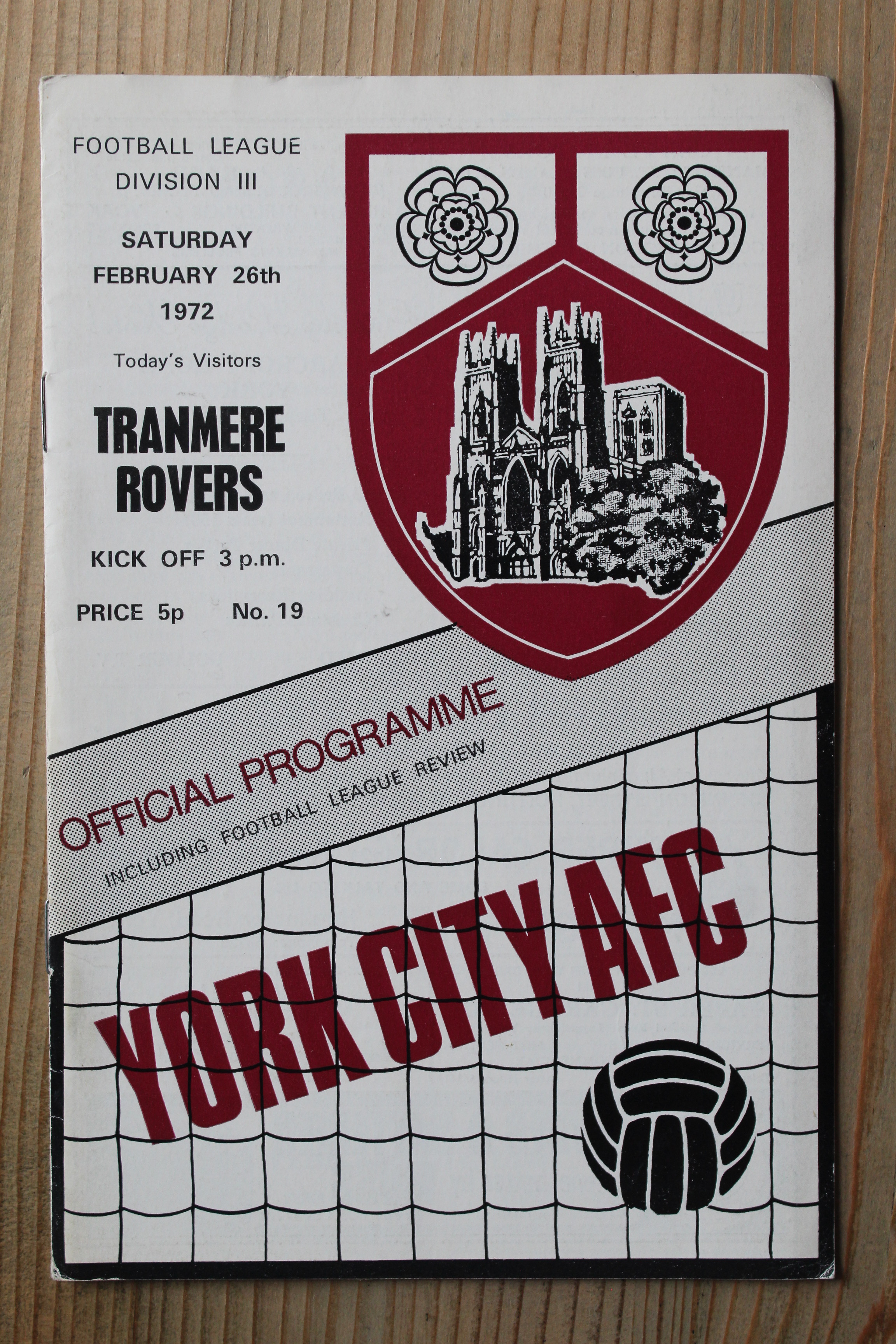 York City FC v Tranmere Rovers FC