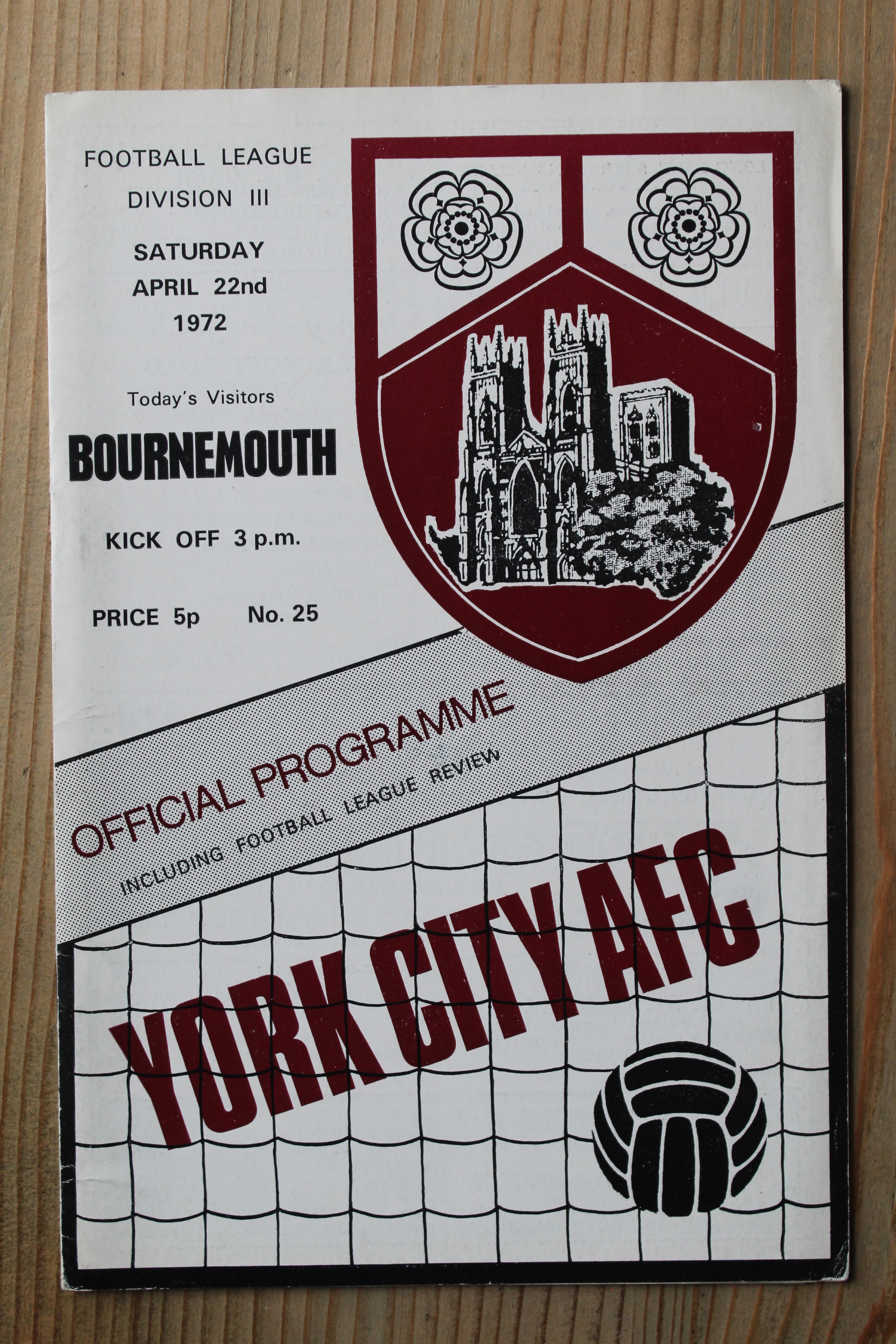 York City FC v Bournemouth & Boscombe
