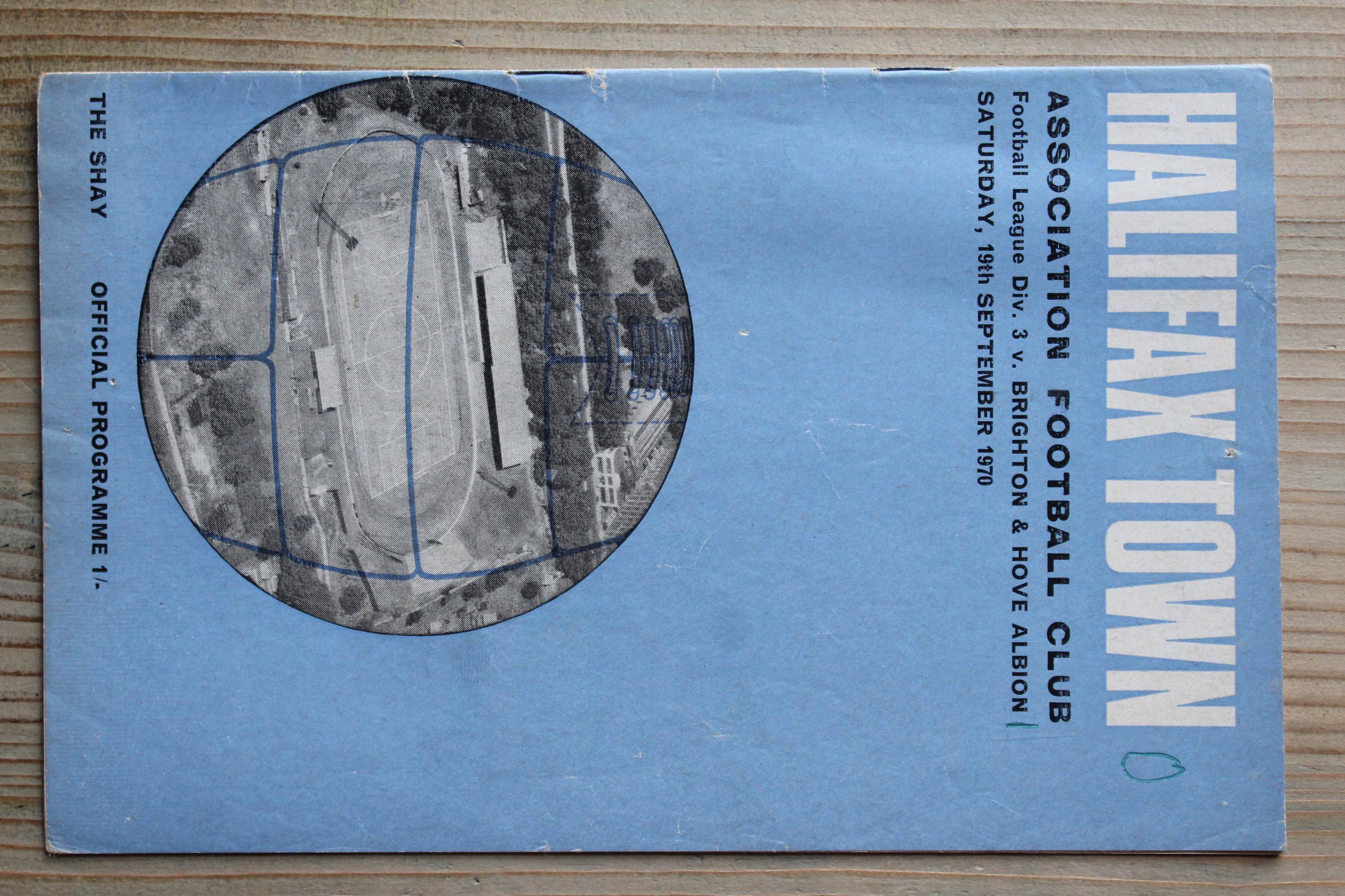 Halifax Town A.F.C v Brighton & Hove Albion FC