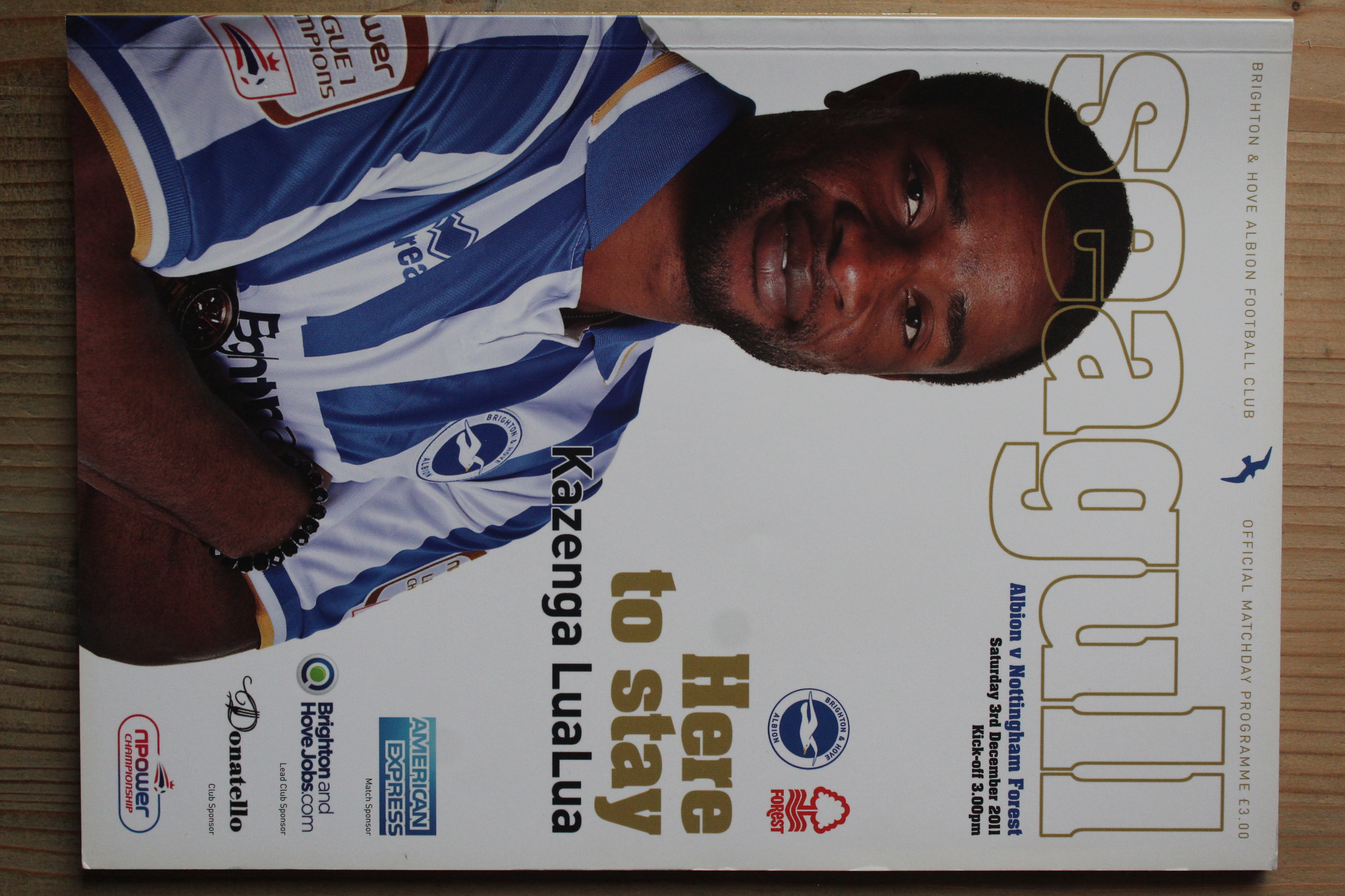 Brighton & Hove Albion FC v Nottingham Forest FC