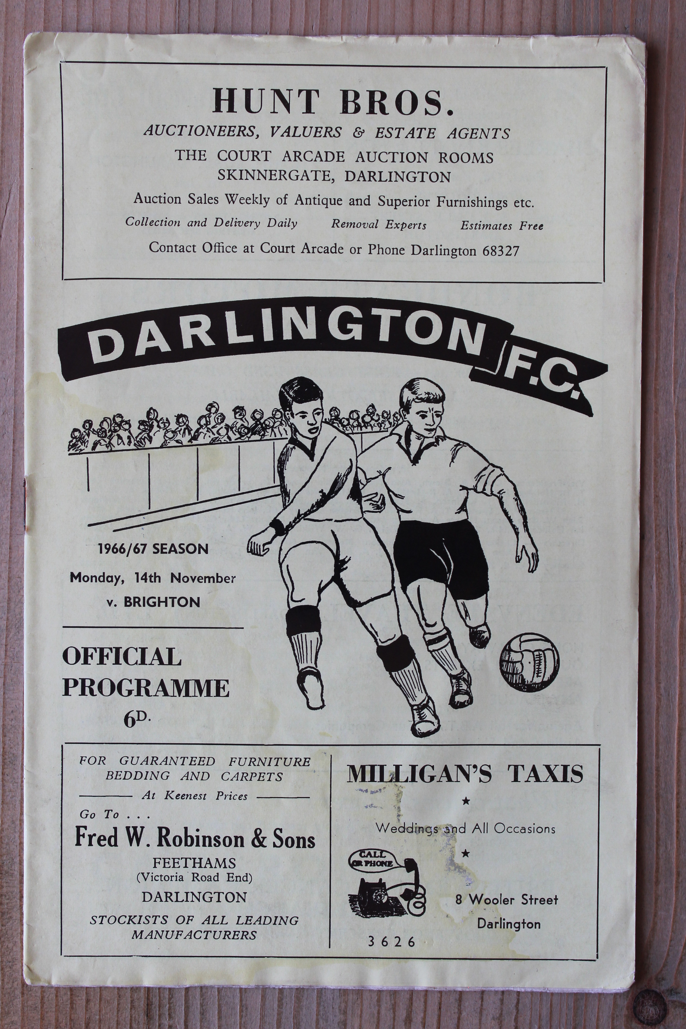Darlington FC v Brighton & Hove Albion FC