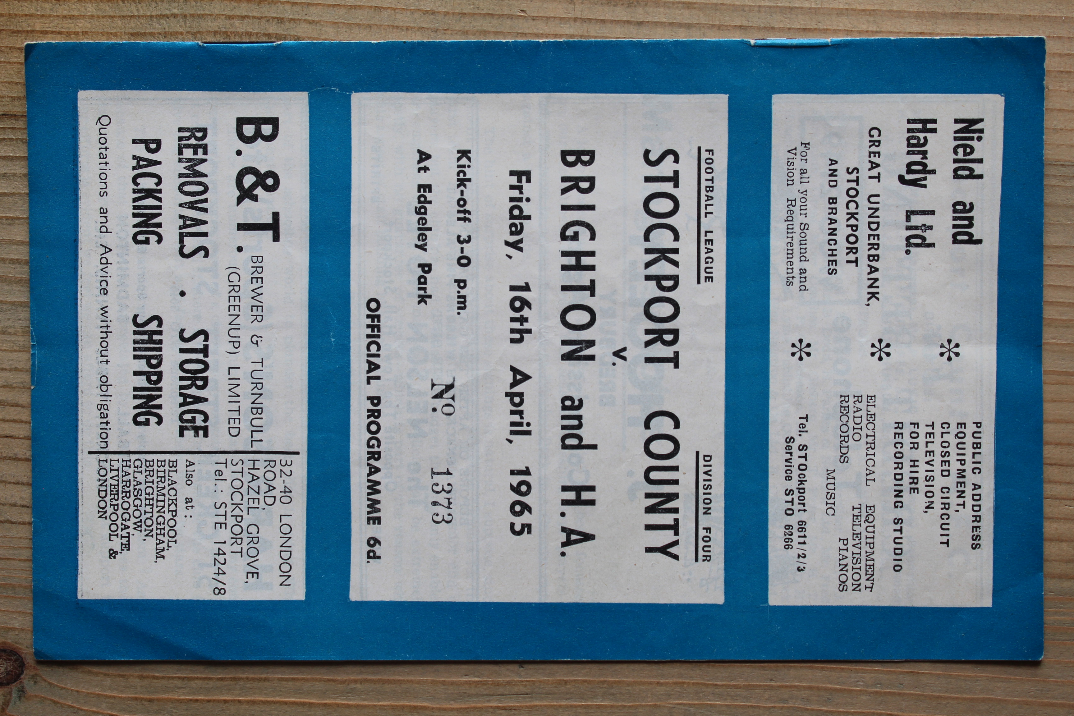 Stockport County FC v Brighton & Hove Albion FC