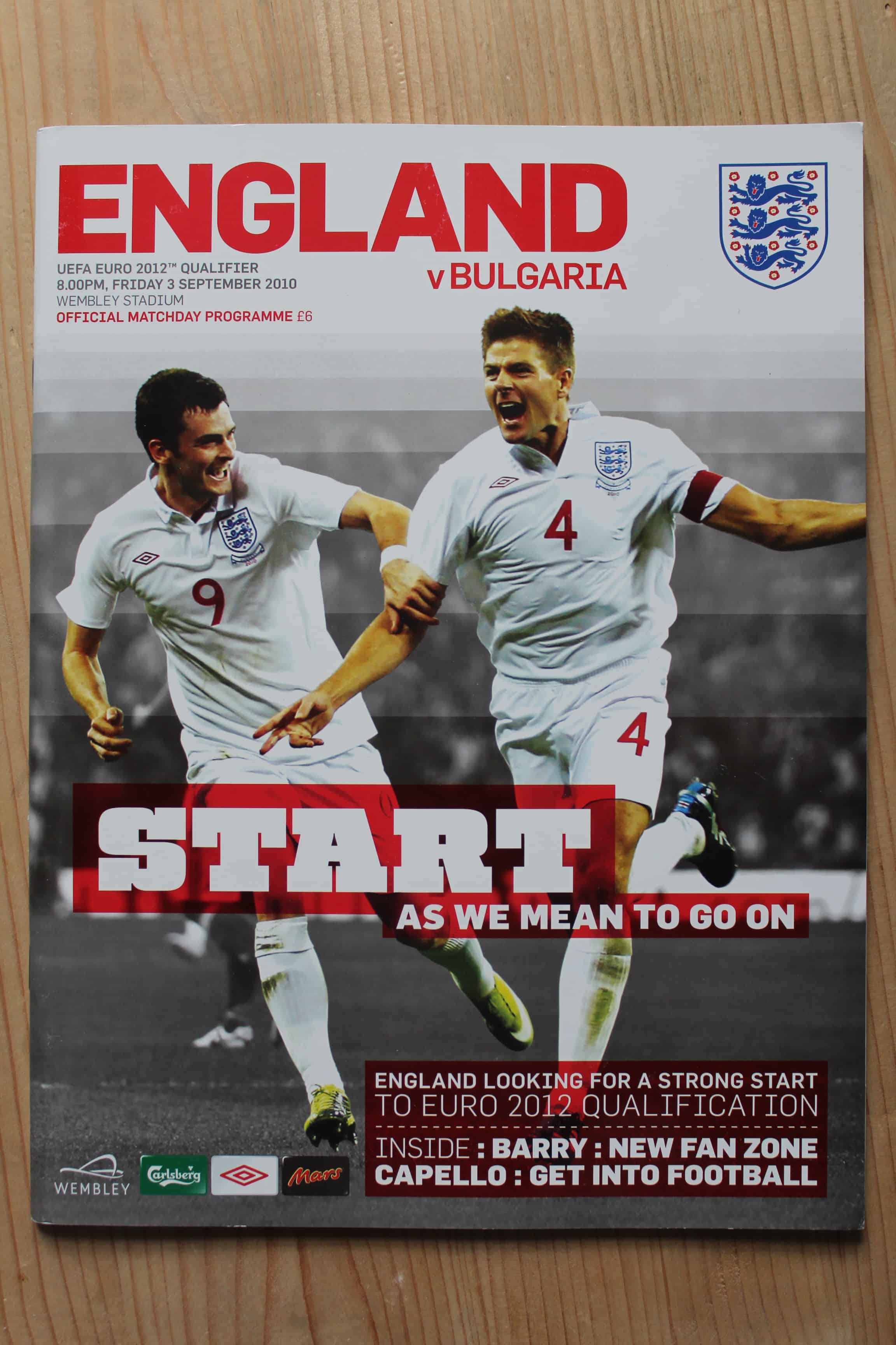 England v Bulgaria