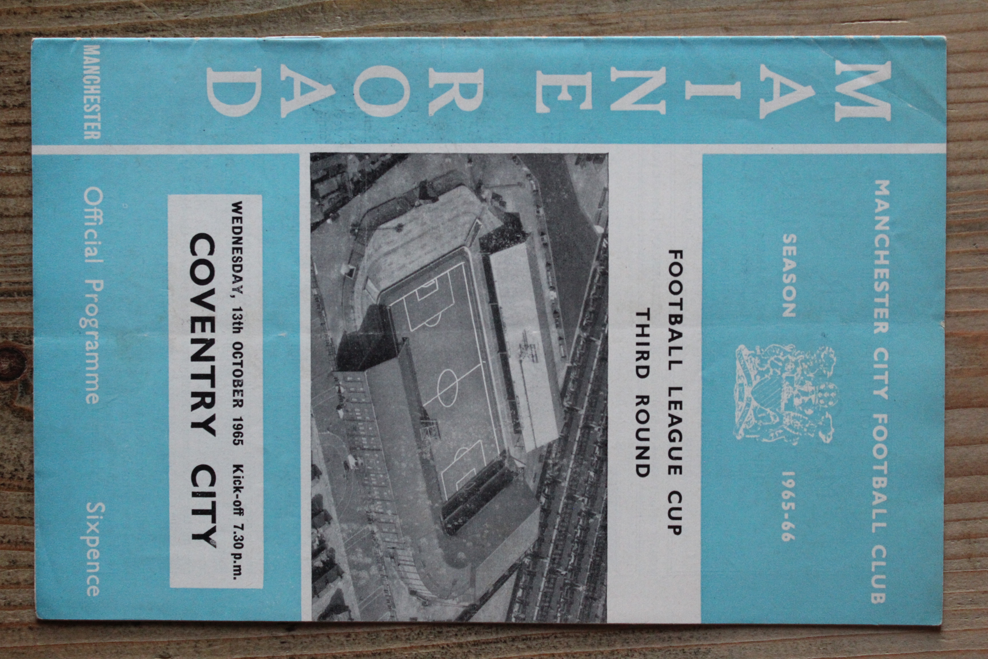 Manchester City FC v Coventry City FC