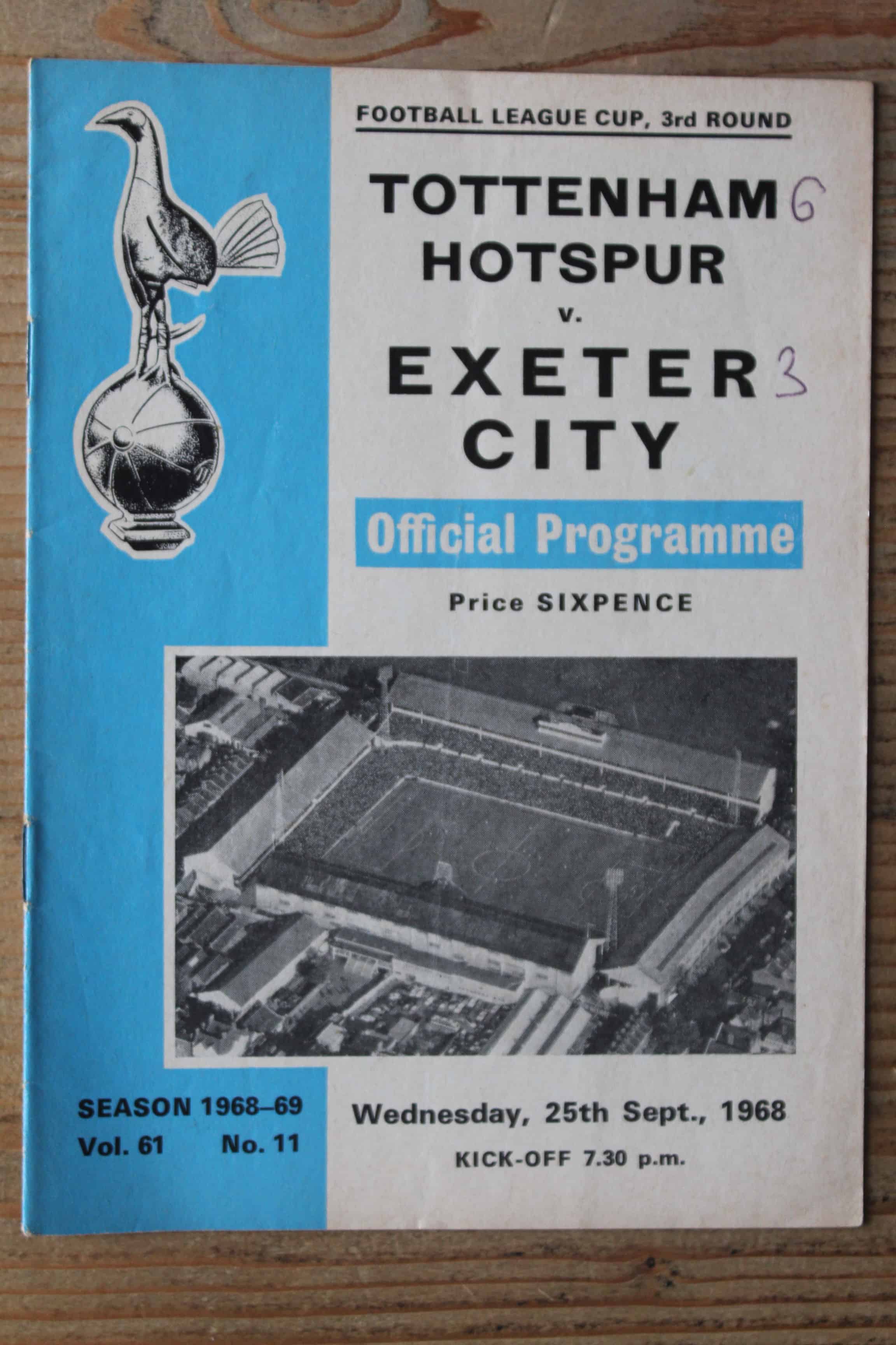 Tottenham Hotspur FC v Exeter City FC