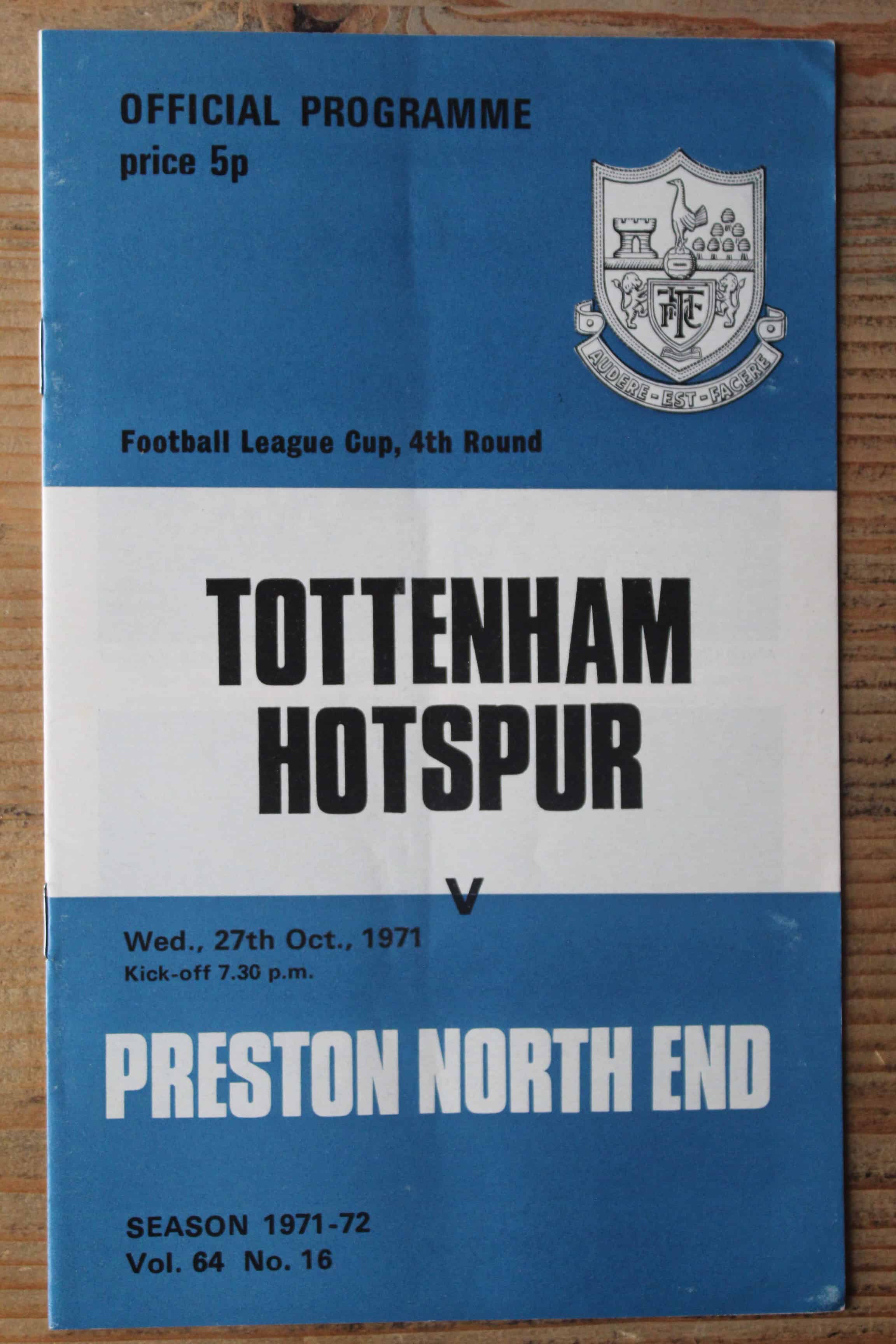 Tottenham Hotspur FC v Preston North End FC