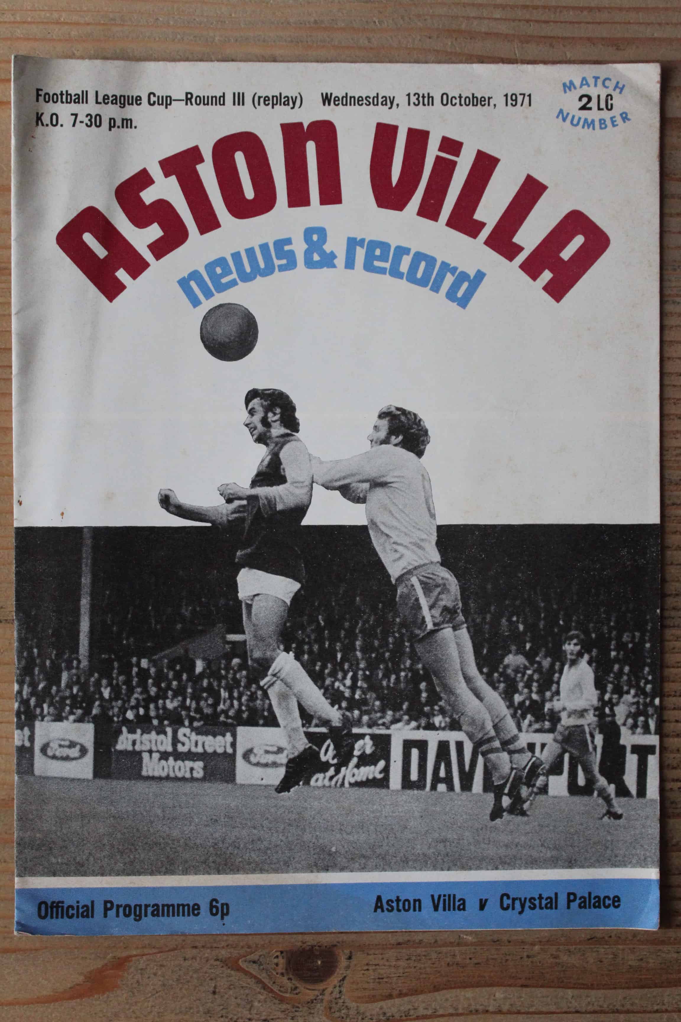 Aston Villa FC v Crystal Palace FC