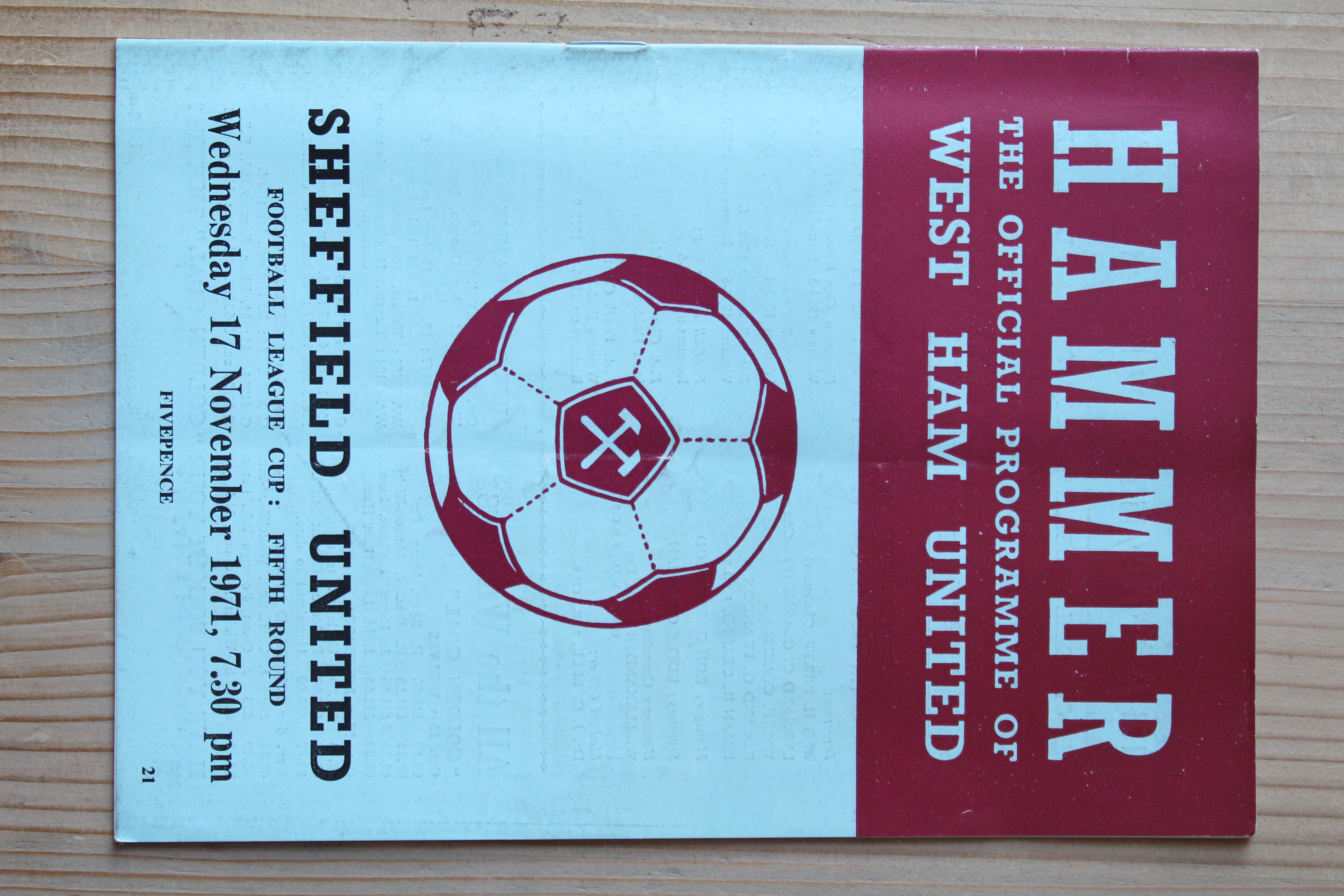 West Ham United FC v Sheffield United FC