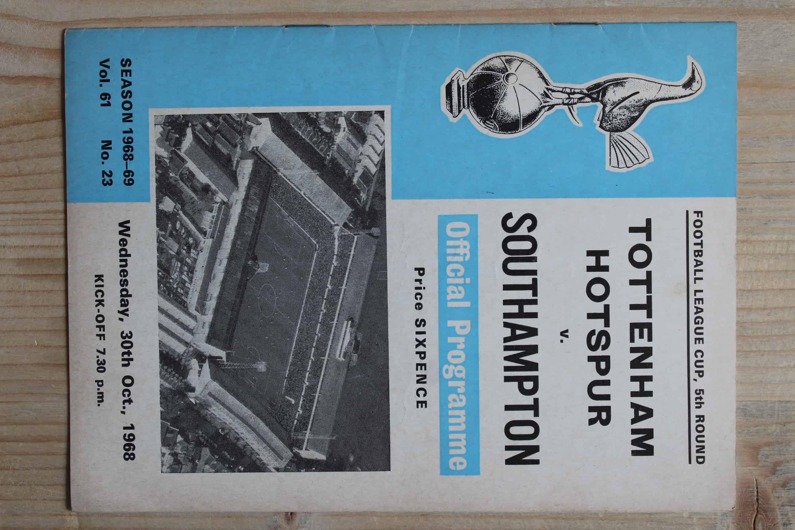 Tottenham Hotspur (spurs) Football Programmes For Sale 