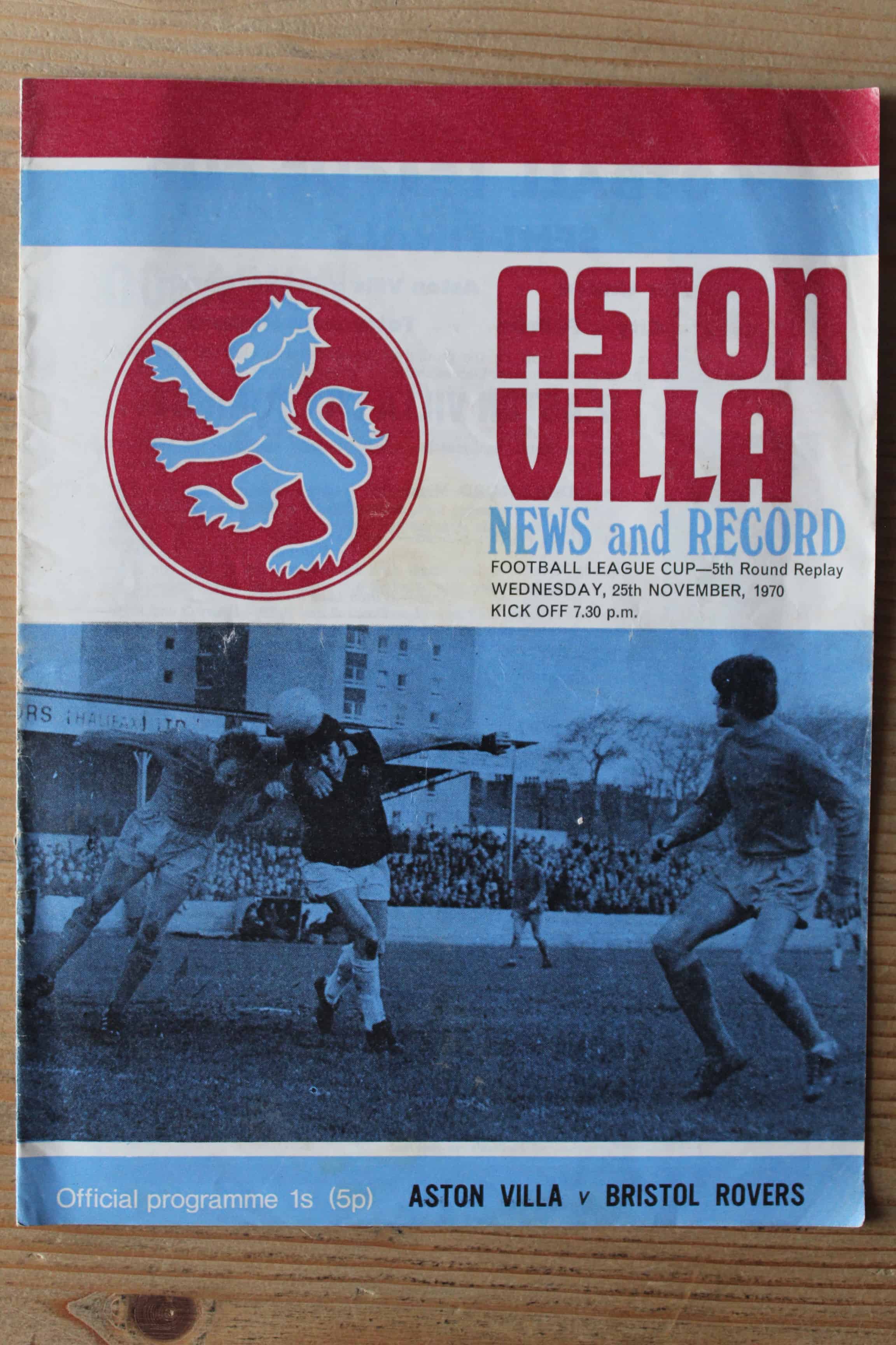 Aston Villa FC v Bristol Rovers FC