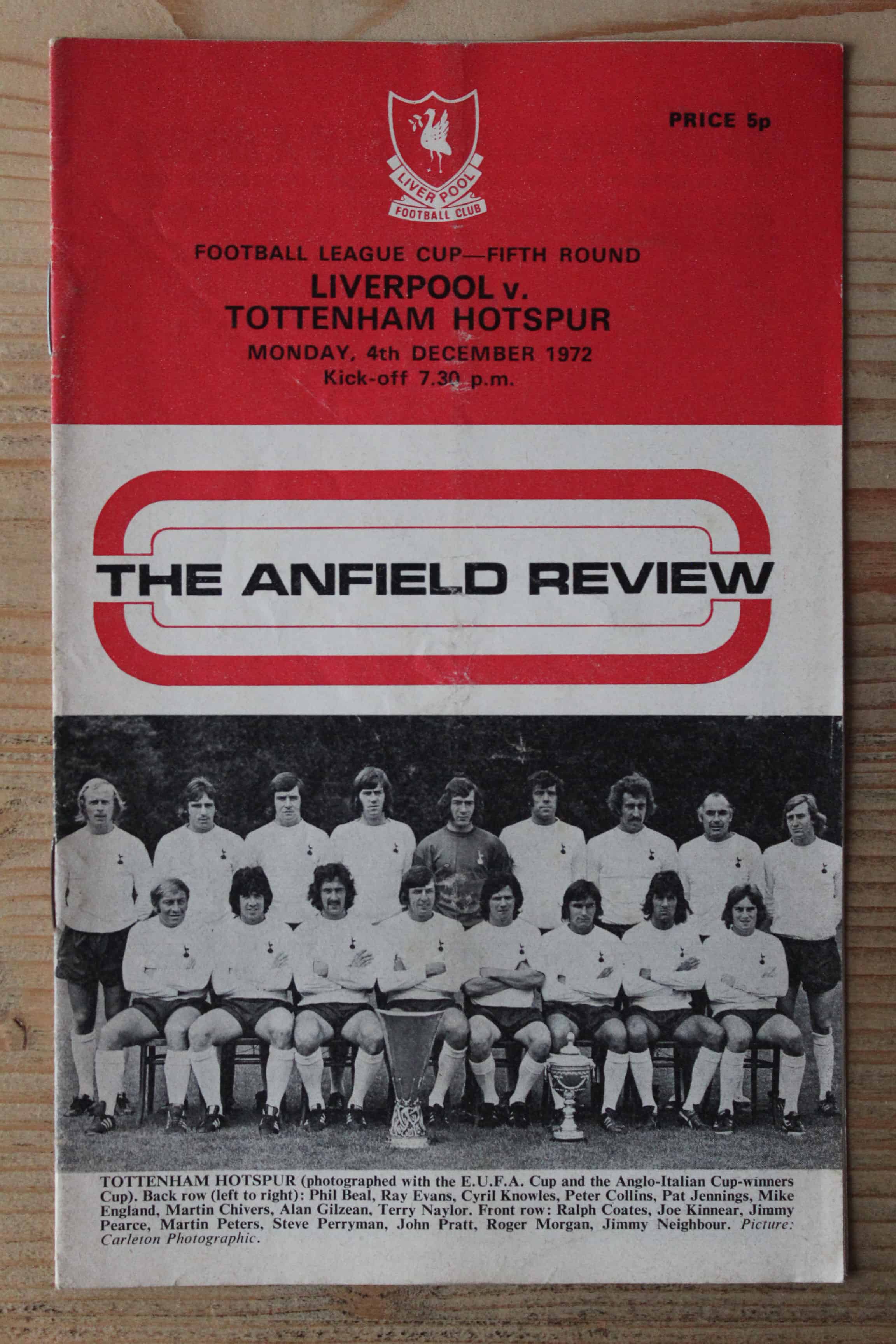 Liverpool FC v Tottenham Hotspur FC