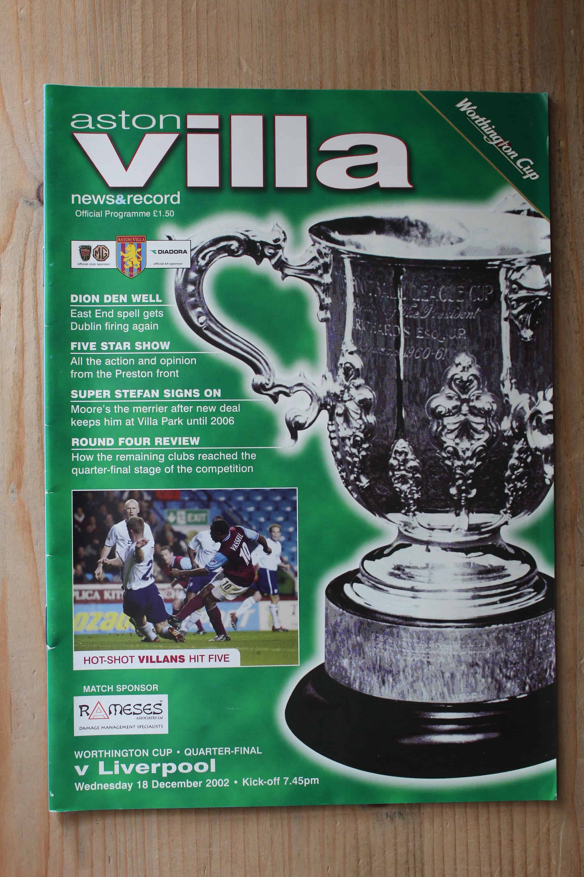 Aston Villa FC v Liverpool FC